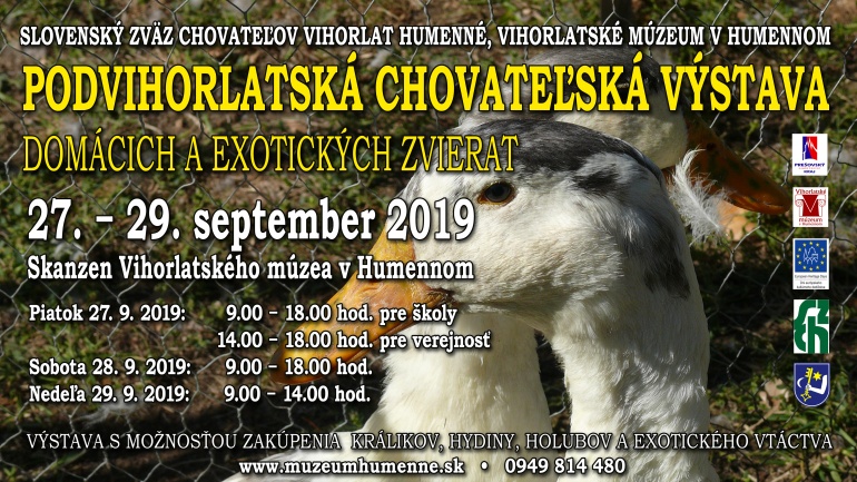 Drobnochovatelia výstava 2019