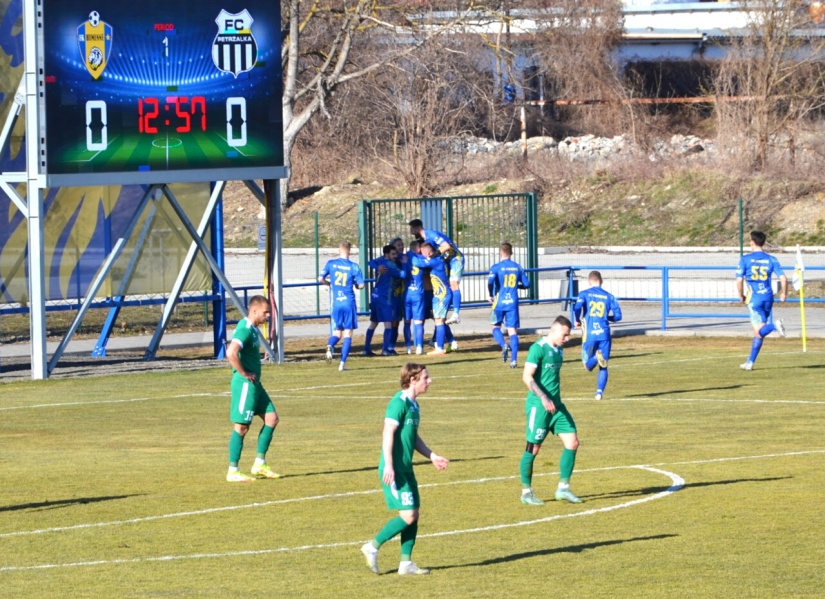 Humenné - Petržalka 1:0. Gólová radosť