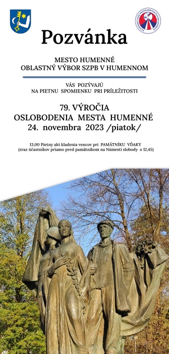 79. výročie oslobodenia mesta Humenné
