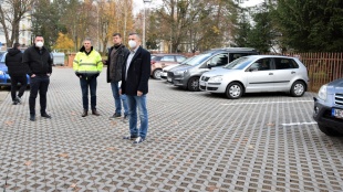 Parkovisko na Třebíčskej ulici (pri Rybáriku)