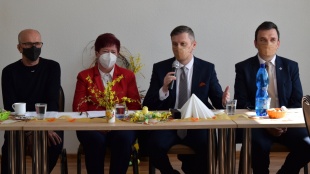 Benjamín Blaha, Mária Cehelská, Miloš Meričko a Ondrej Babjarčík