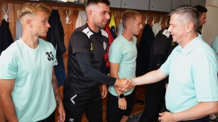 Miloš Meričko navštívil futbalistov v šatni