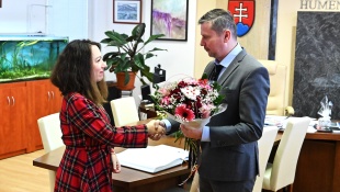 Zuzana Švecová na návšteve u primátora mesta